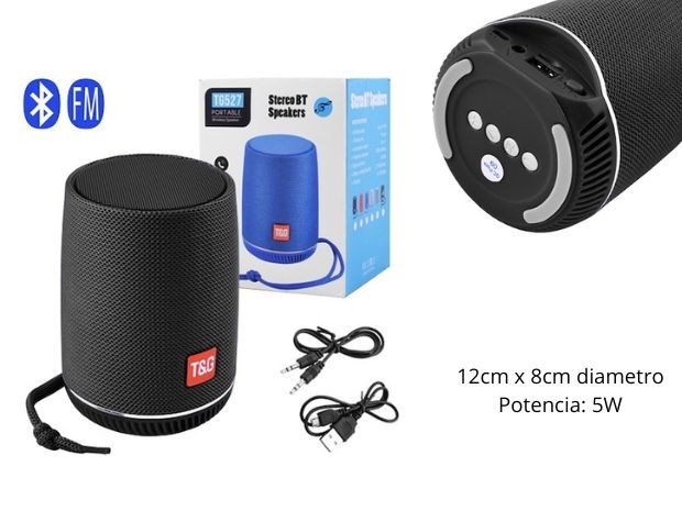 &u+ PARLANTE BT BLUETOOTH TG-527 MP3 / BT / FM / AUX
